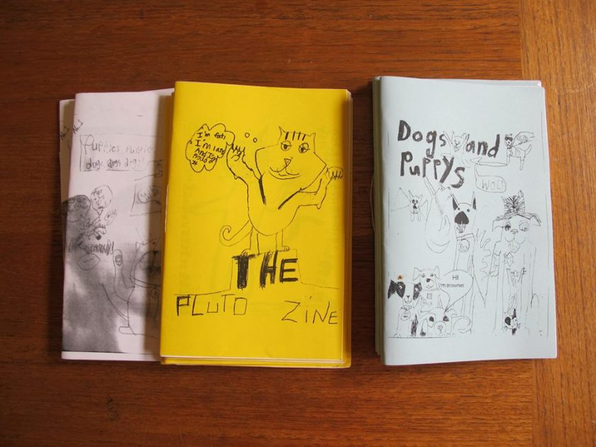 Zines by Astrid, age 9.